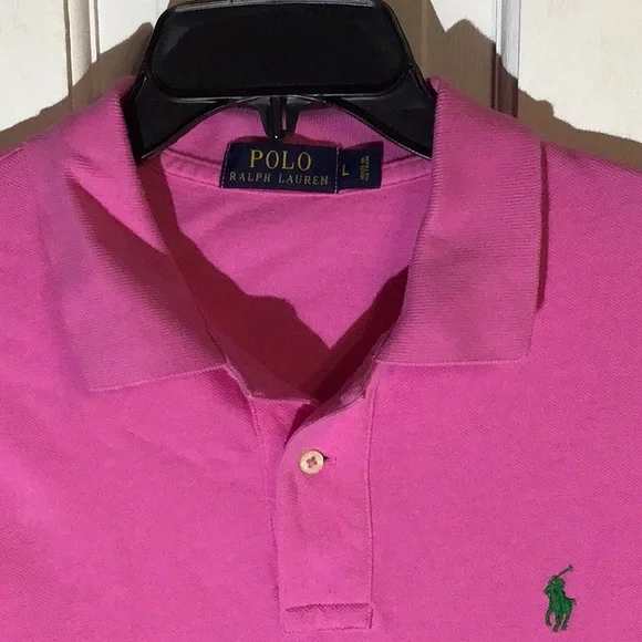 Polo by Ralph Lauren Pink Classic Polo Shirt - Picture 2 of 5